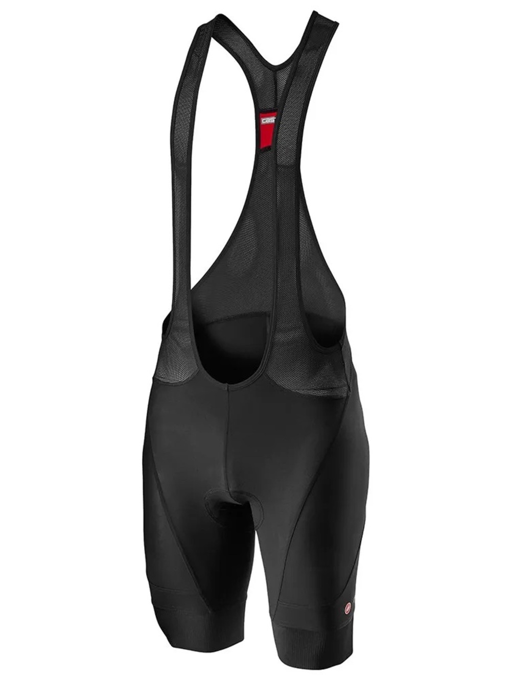 Castelli Black Cycling Endurance Series Bib Shorts- made in Italy